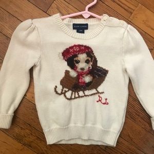 Baby girls Ralph Lauren sweater